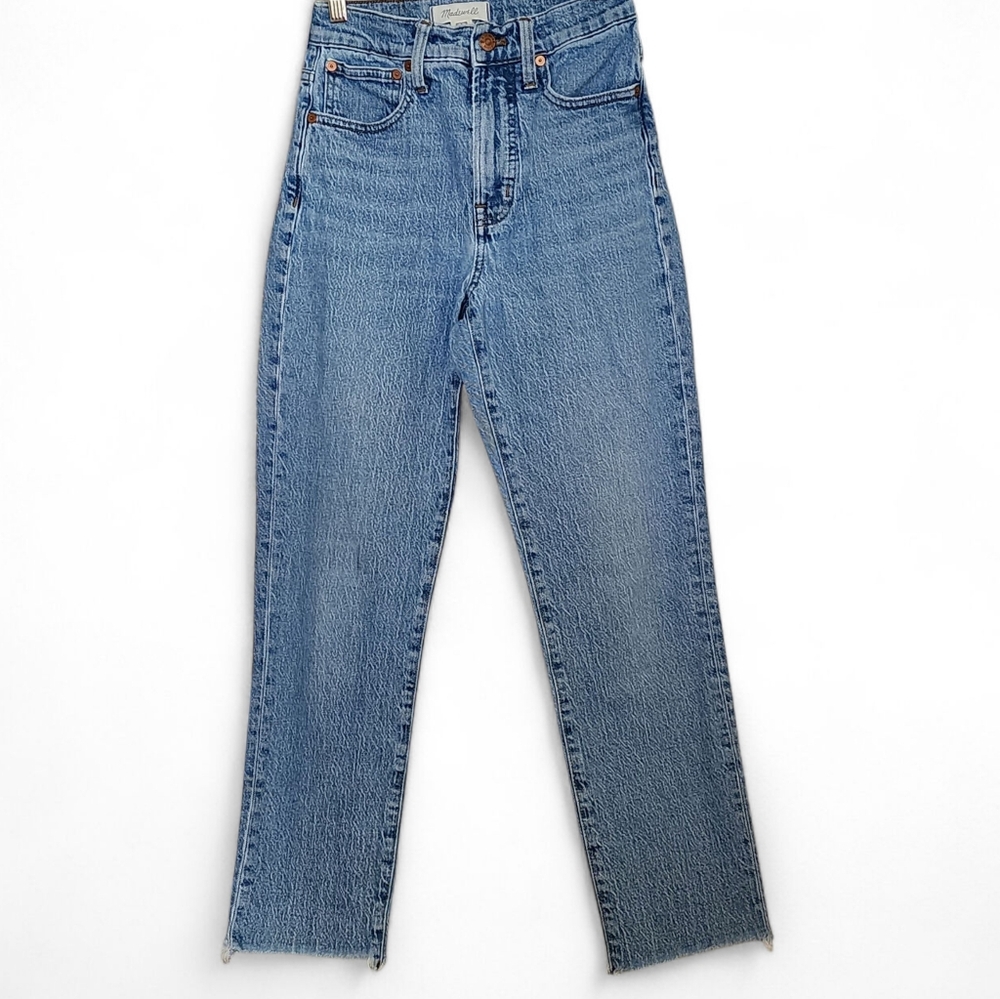 Madewell High Waist Denim Classic Blue Jeans